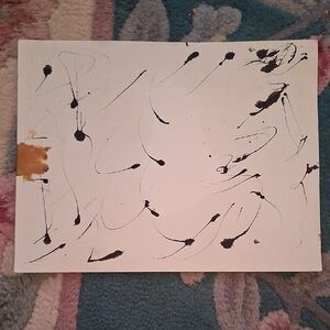 Abstract Black and White Canvas Art